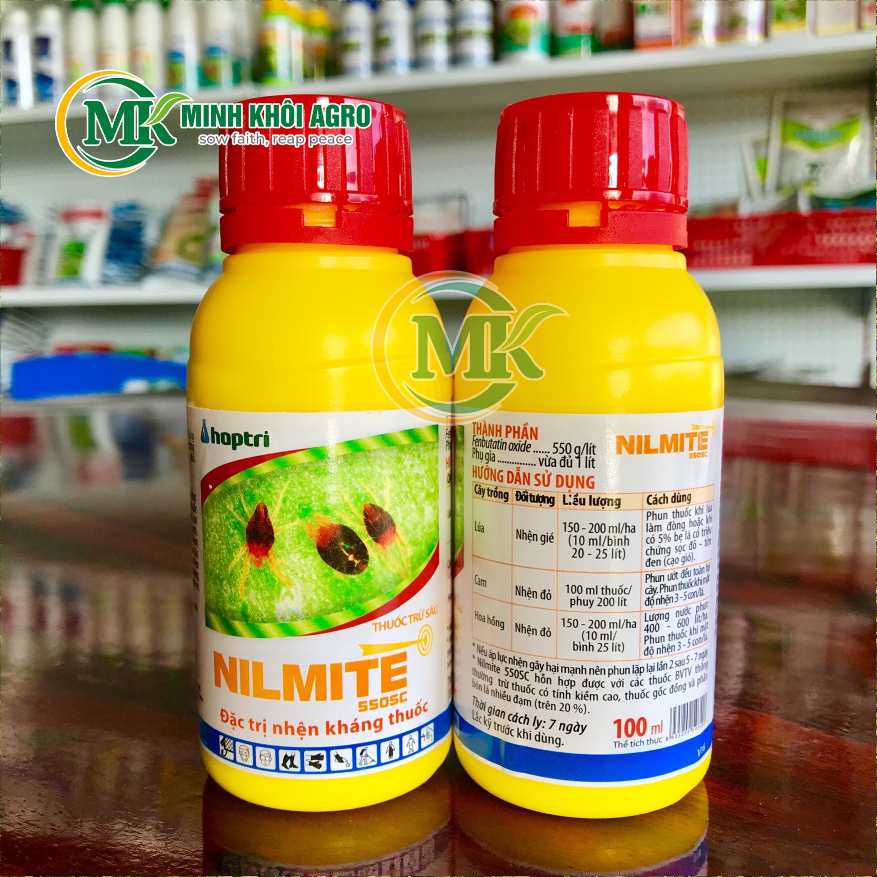 Thuốc trừ nhện Nilmite 550SC - Chai 100ml